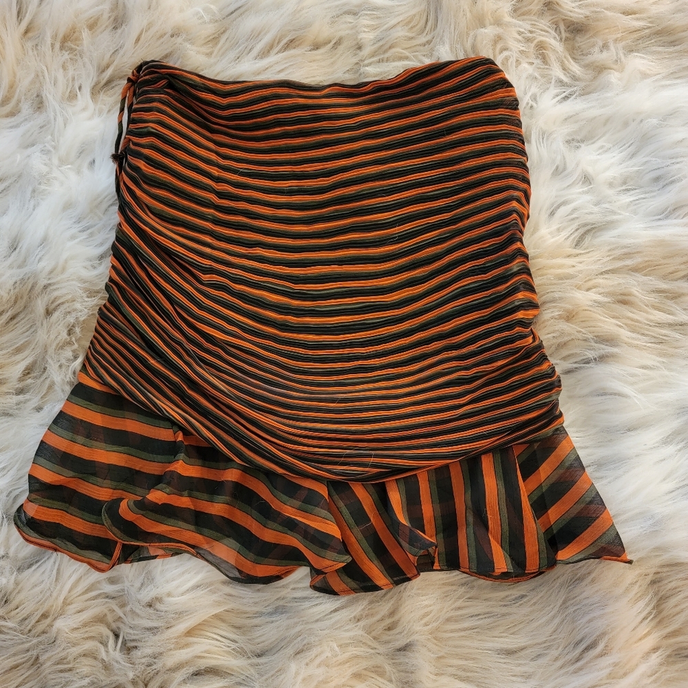 Striped Ruffle Skirt - Picture 3 of 4